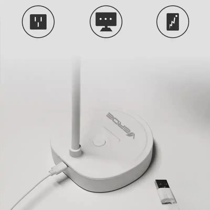 Abajur LED recarregável sofisticado de mesa