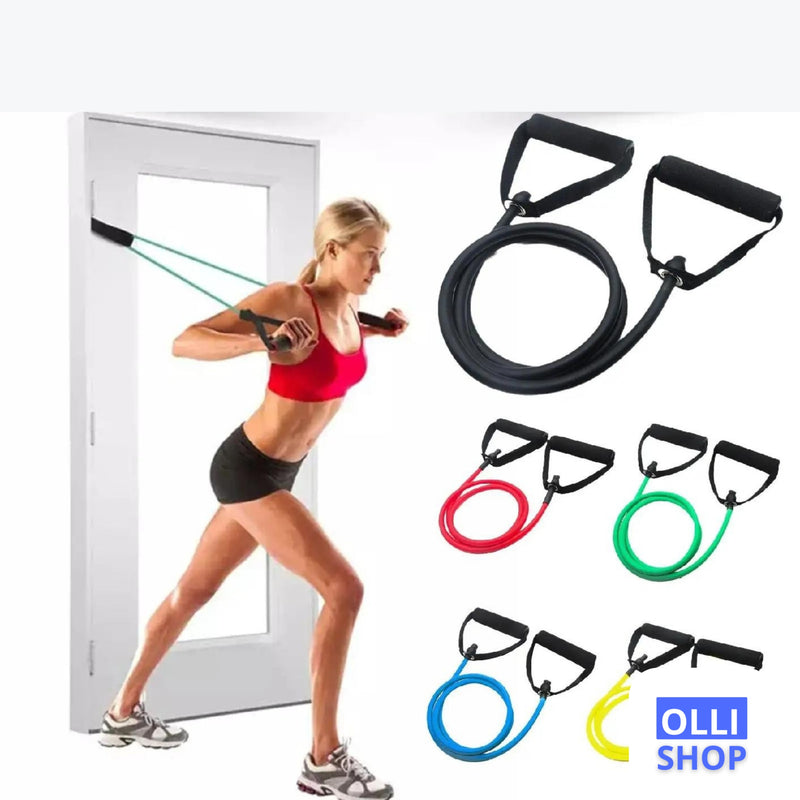 Elástico De Tensão Powertube Exercícios Ombro Peito Costas