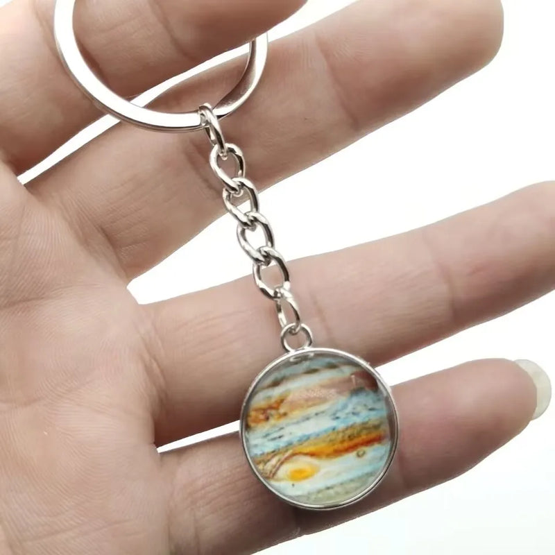 Chaveiro de planeta do sistema solar que brilha no escuro