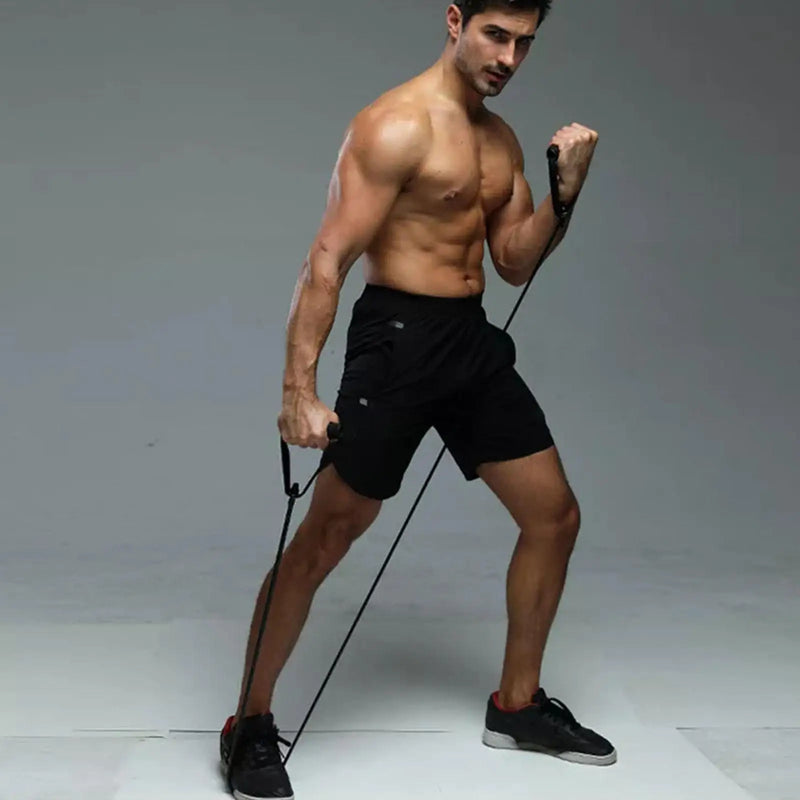 Elástico De Tensão Powertube Exercícios Ombro Peito Costas