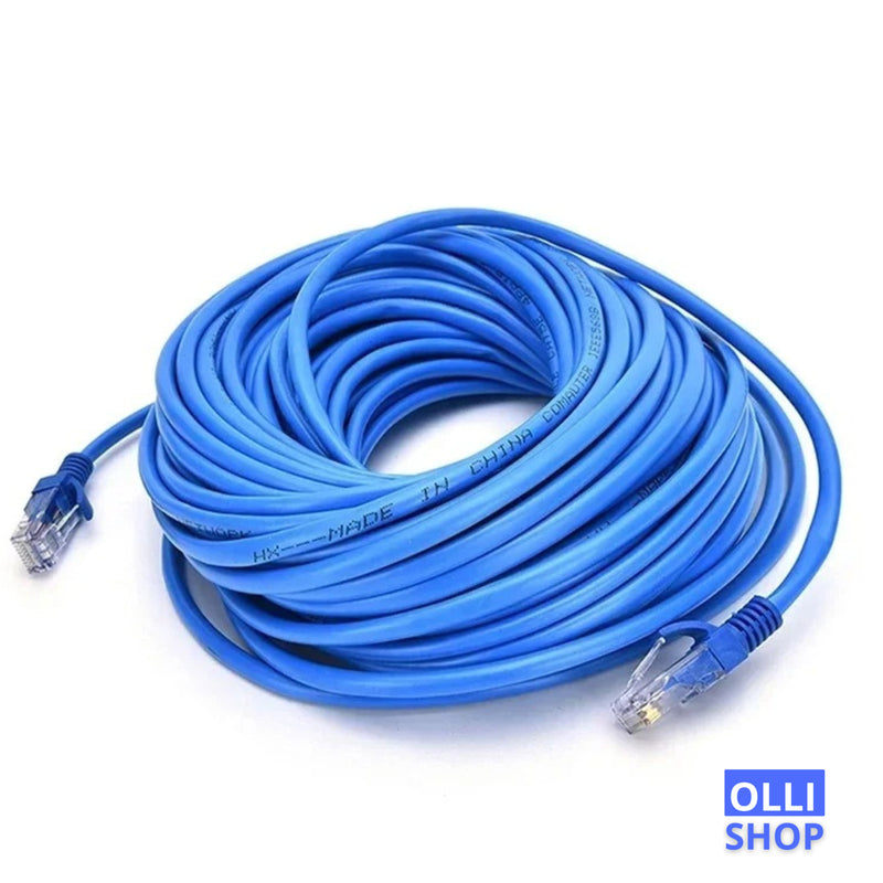 Cabo de Rede Ethernet 15M Azul RJ-45