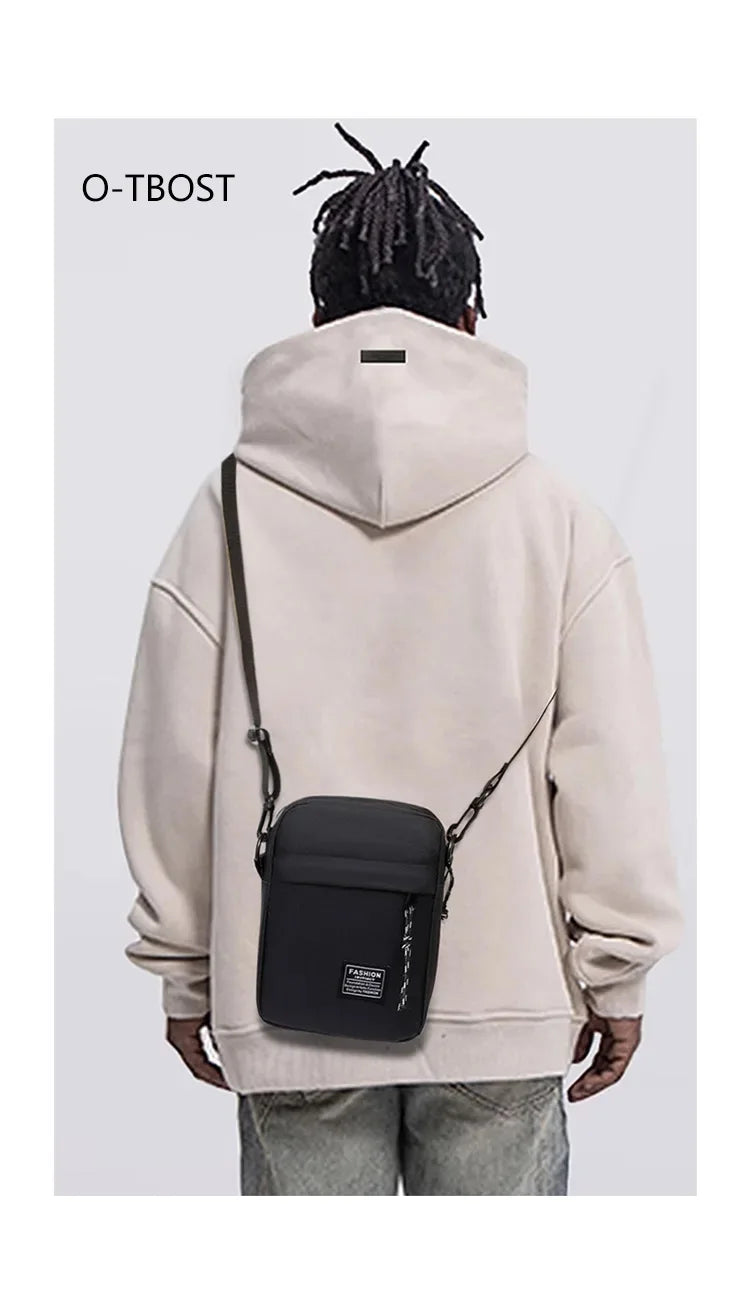 Bolsa De Ombro, Oxford Para Homens