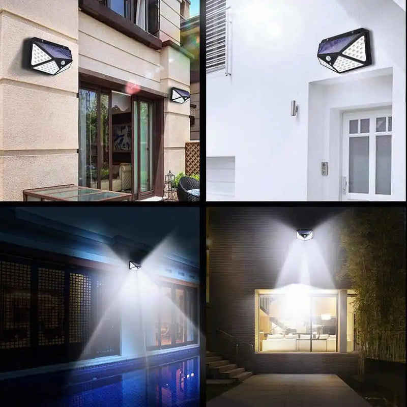 Brilho Solar Motion: Lâmpada de Parede LED Inteligente com sensor de movimento
