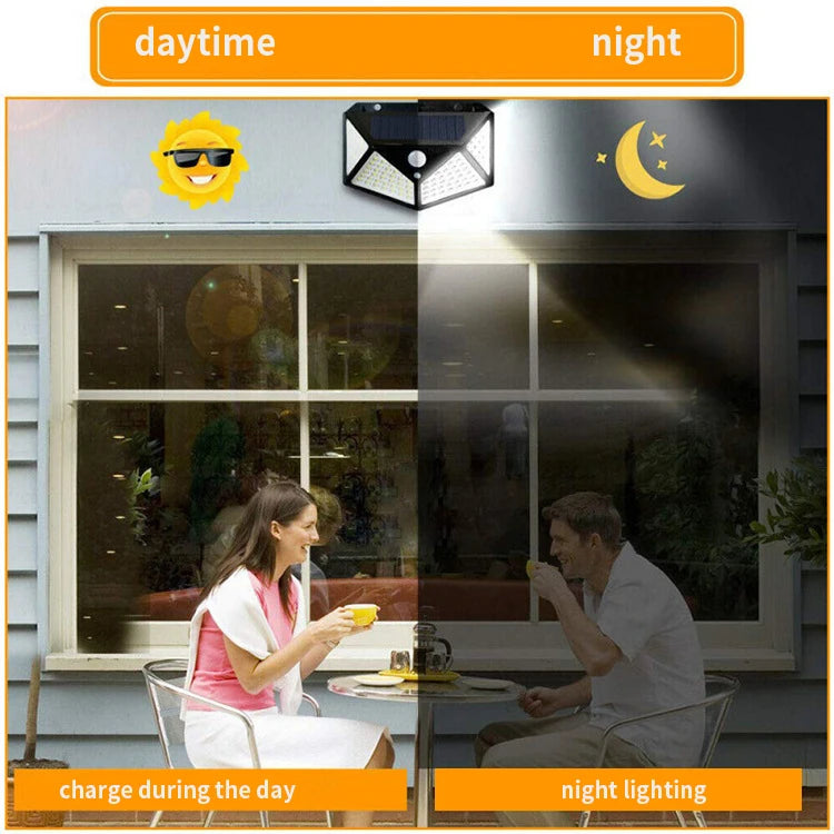Brilho Solar Motion: Lâmpada de Parede LED Inteligente com sensor de movimento