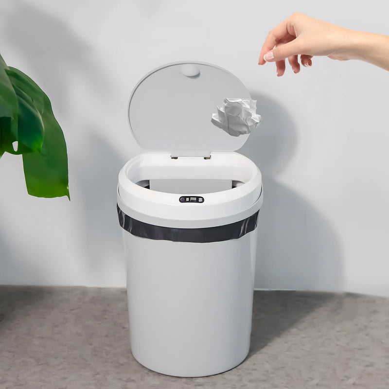 Lixeira com sensor automático, lixeira automática