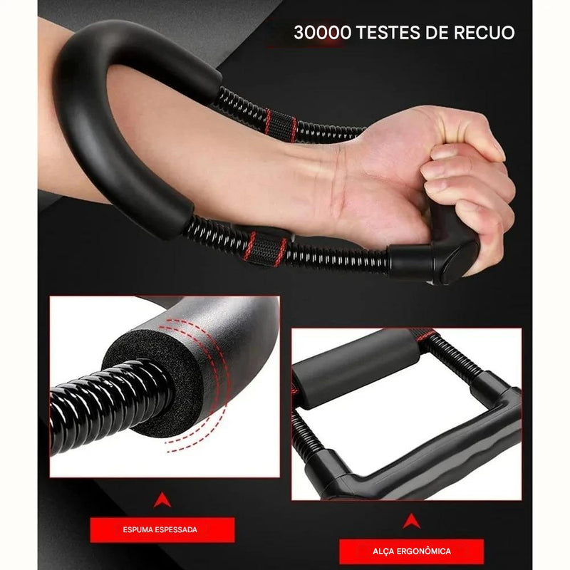 Power Wrists, Fortalecedor de antebraço, Punhos ajustáveis