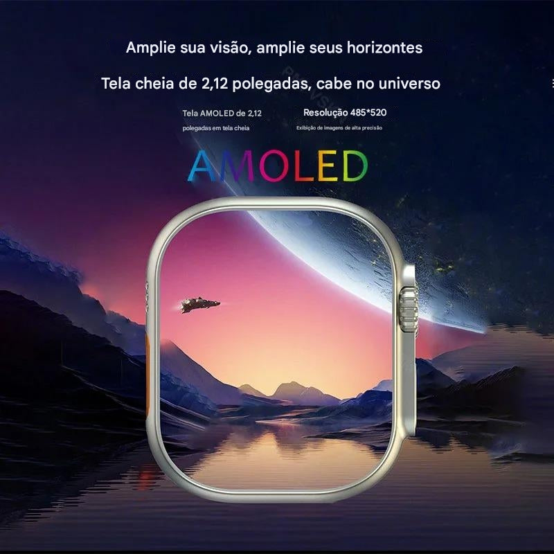 Smart Watch 9 ultra Pro MAX Gen 2 49mm Tela Amoled