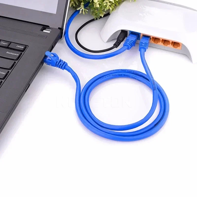 Cabo de Rede Ethernet 15M Azul RJ-45